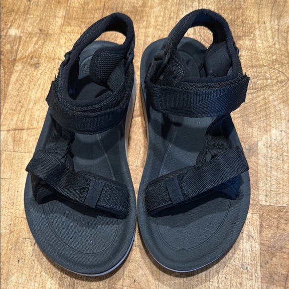 Teva Black Sport Sandals with Adjustable Straps - Picture 1 of 4